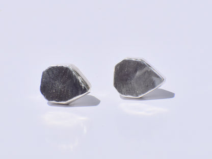 Earrings, Studs, Silver Earrings, Pear Earrings, Handmade Earrings, Drop Earrings, Tiny Silver Earrings, Silver Leaf Earrings, Gift For Her