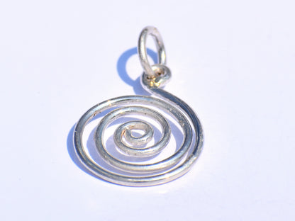 Spiral Pendant Necklace, Silver Spiral Pendant, Greek Pendant, Handmade Pendant, Necklace For Women, Fashion Jewelry, Silver Women's Jewelry