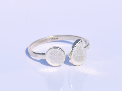 Continuum Silver Semicolon Ring – Handmade 925 Sterling Silver