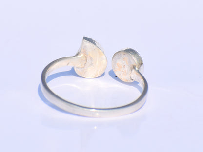 Continuum Silver Semicolon Ring – Handmade 925 Sterling Silver