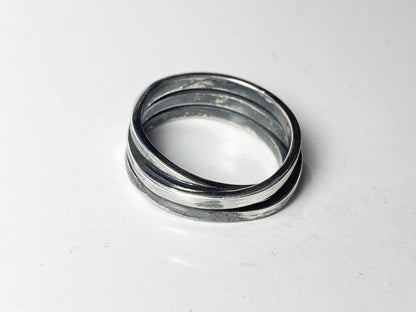 Oxidized Band Ring – Handmade 925 Sterling Silver Bohemian Jewelry
