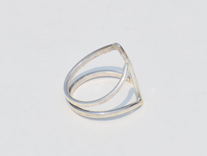 Open Band Ring, 925 Sterling Silver Ring, Statement Ring, Wedding Ring, Engagement Ring, Bohemian Ring, Silver Band Ring, Unisex Band Ring