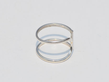 Silver Band Ring, Thin Dainty Ring, Sterling Silver Ring, Adjustable Ring, Silver Midi Ring, Statement Ring, Anniversary Gift, Gift For Her