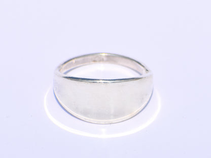 Signet Ring, Plain Design Ring, Pure Sterling Silver Ring, Simple Ring, Promise Ring, Unisex Ring, Everyday Ring, Band Ring , back To School