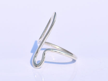 Spiral Ring, Wave Ring, 925 Sterling Silver Ring, Stacking Ring, Handmade Ring, Minimalist Ring, Statement Ring, Bohemian Ring, Ring For Her