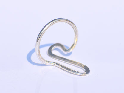 Spiral Ring, Wave Ring, 925 Sterling Silver Ring, Stacking Ring, Handmade Ring, Minimalist Ring, Statement Ring, Bohemian Ring, Ring For Her