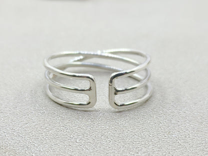 Silver Toe Ring, 925 Sterling Silver Ring, Adjustable Toe Ring, Handmade Toe Ring, Bohemian Toe Ring, Minimalist Silver Ring, Ring For Her