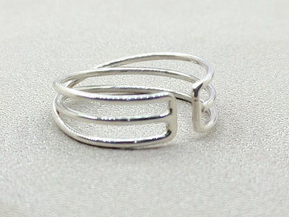 Silver Toe Ring, 925 Sterling Silver Ring, Adjustable Toe Ring, Handmade Toe Ring, Bohemian Toe Ring, Minimalist Silver Ring, Ring For Her