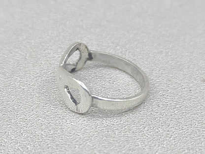 Infinity Ring, Silver Ring, Statement Ring, Stacking Ring, Wedding Ring, Sterling Silver Ring, Best Friend Gift, Ring For Her, Everyday Ring