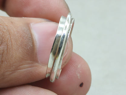 Spinner Ring, Minimalist Spinner Ring,  925 Sterling Silver Ring, Meditation Ring, Women Ring, Thumb Ring, Dainty Ring, Fidget Ring, Jewelry