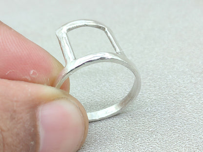 Stacking Ring, Sterling Silver Ring, Handmade Ring, Midi Ring, Chunky Silver Ring, Unisex Ring, Minimalist Ring, Fidget Ring, Gift For Her