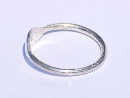 Signet Ring, Stacking Ring, Dainty Ring, Chunky Rings, Fidget Ring, Handmade Ring, 925 Silver Ring, Simple Ring, Everyday Ring, Gift For Her